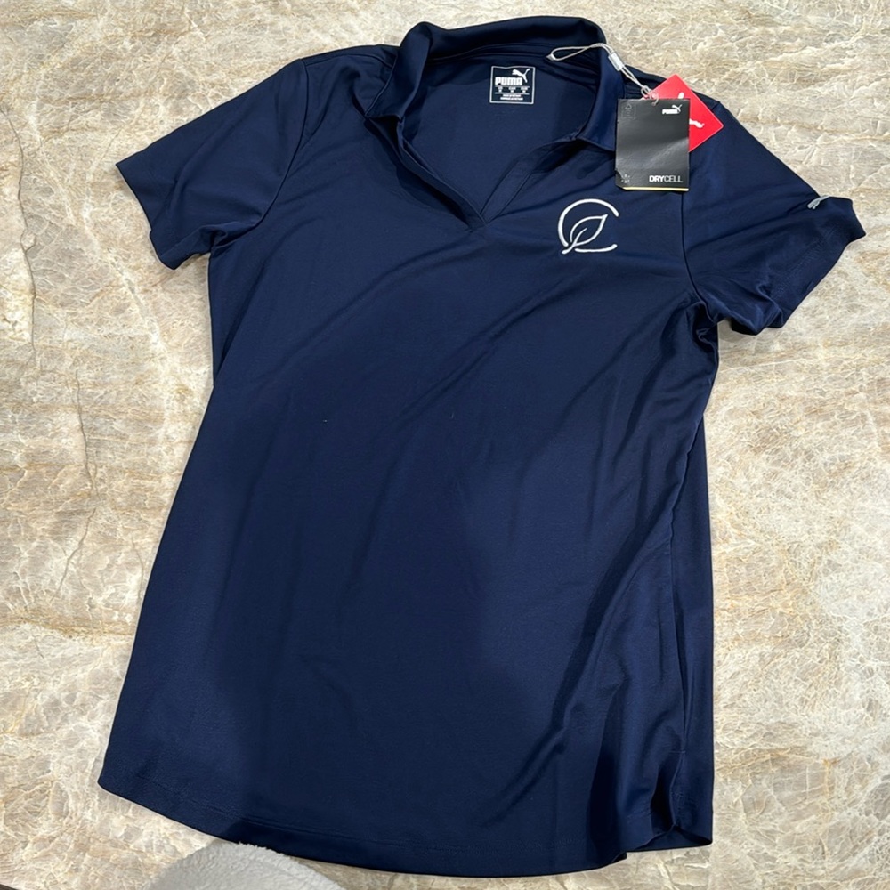 Puma collared navy polo shirt - never worn with tags